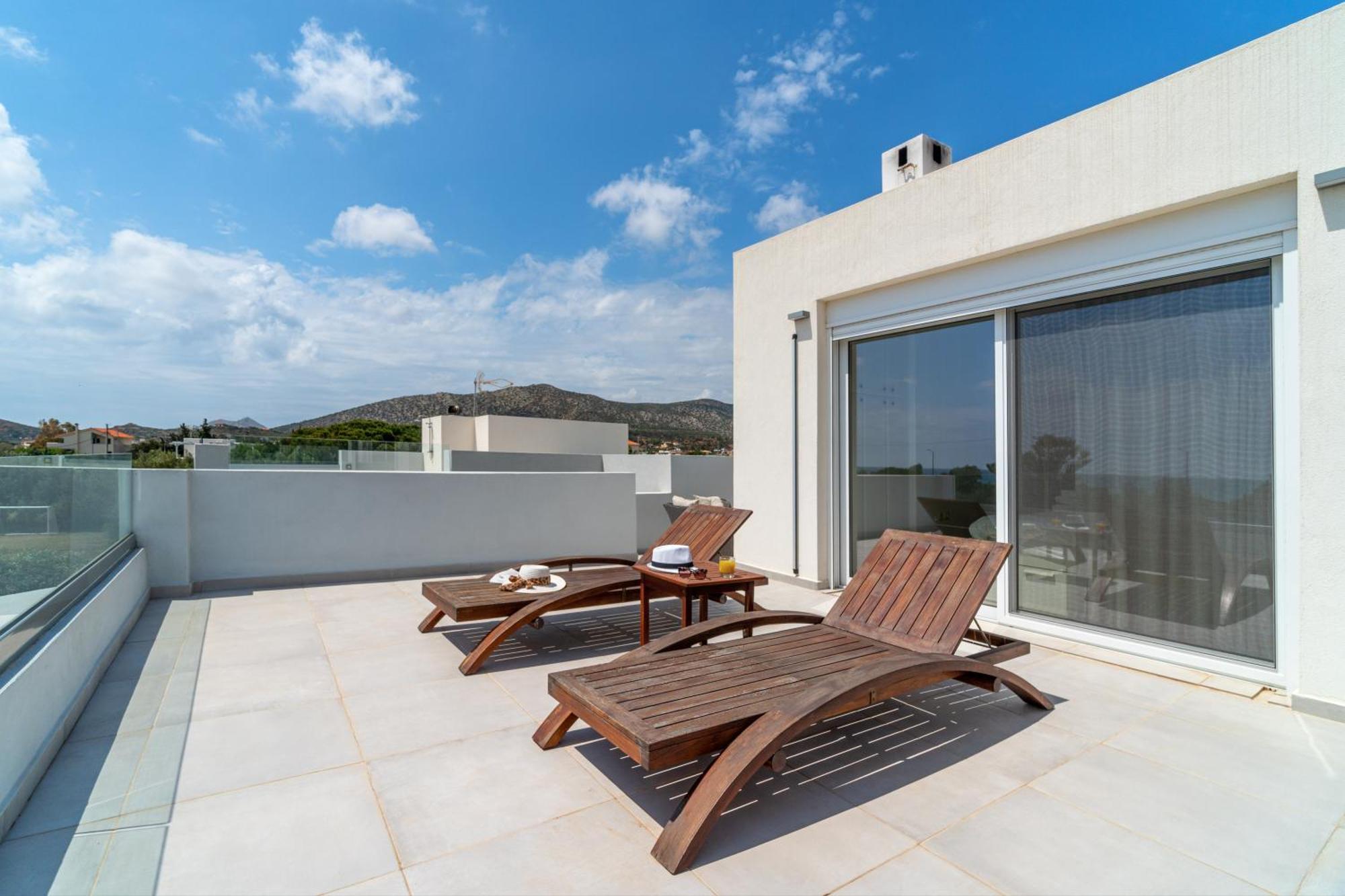 Legrena Beach House Sounion Quarto foto